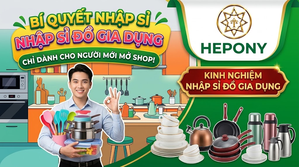 Kinh Nghiệm Nhập Sỉ Đồ Gia Dụng Cho Người Mới Mở Shop Kinh Nghiệm Nhập Sỉ Đồ Gia Dụng Cho Người Mới Mở Shop