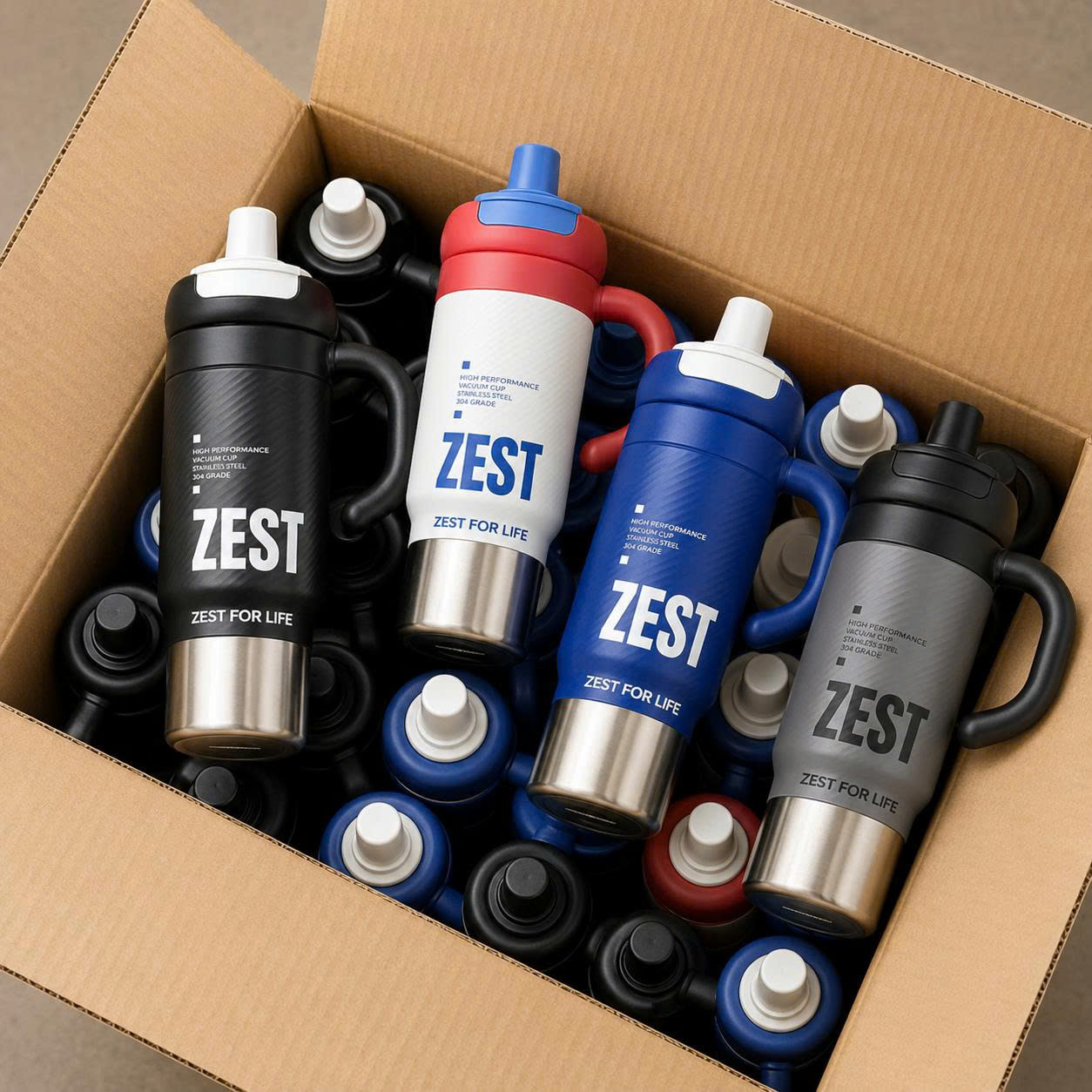 Bình Ly Giữ Nhiệt ZEST Inox 304 Có Tay Cầm 2