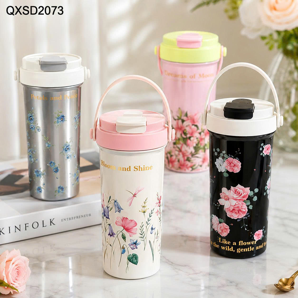 Bình Ly Giữ Nhiệt Inox QXSD2073 600ml Full VAT 3
