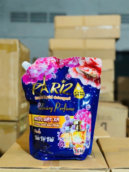 Nước Giặt Xả Pariz Túi 3,6kg Full Vat