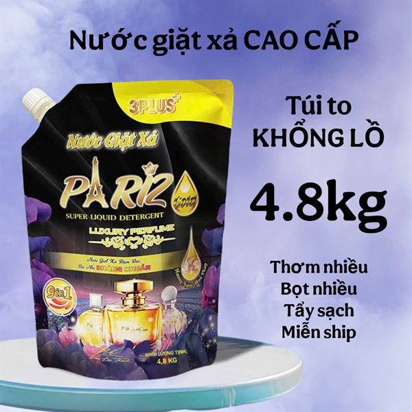 Nước Giặt Pariz 4,8kg Full VAT 2