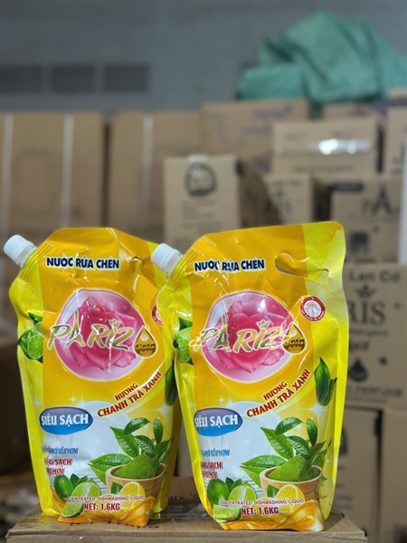Nước Rửa Chén Pariz Túi 1,6kg Full Vat 2