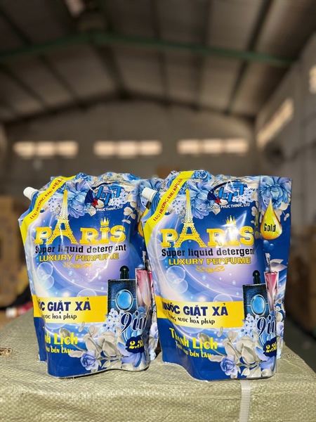 Nước Giặt Xả Paris Túi 2,3kg Full Vat 2