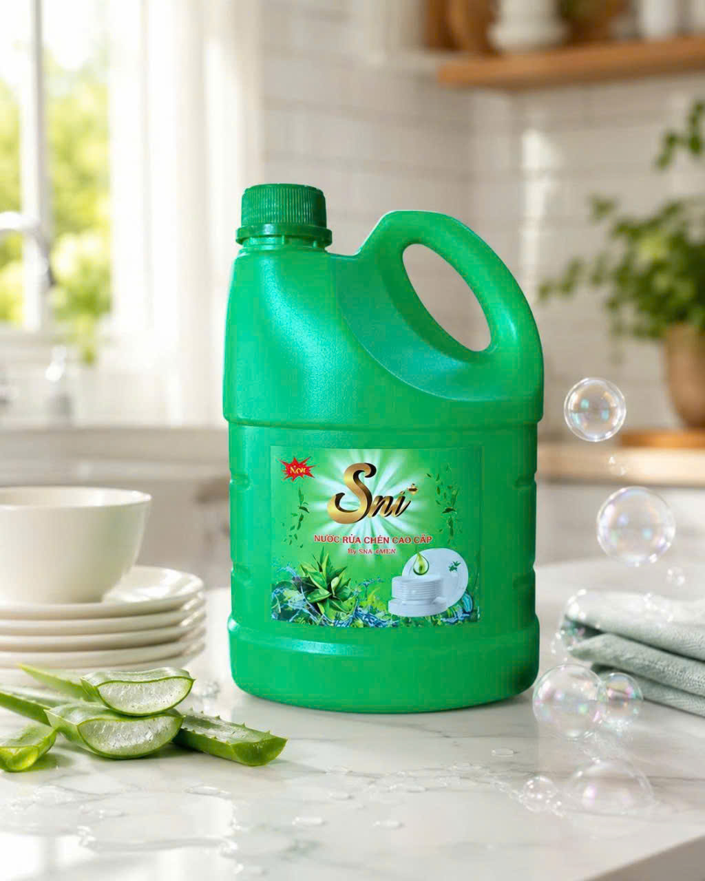 Nước Rửa Chén Sni 1,5kg Full Vat