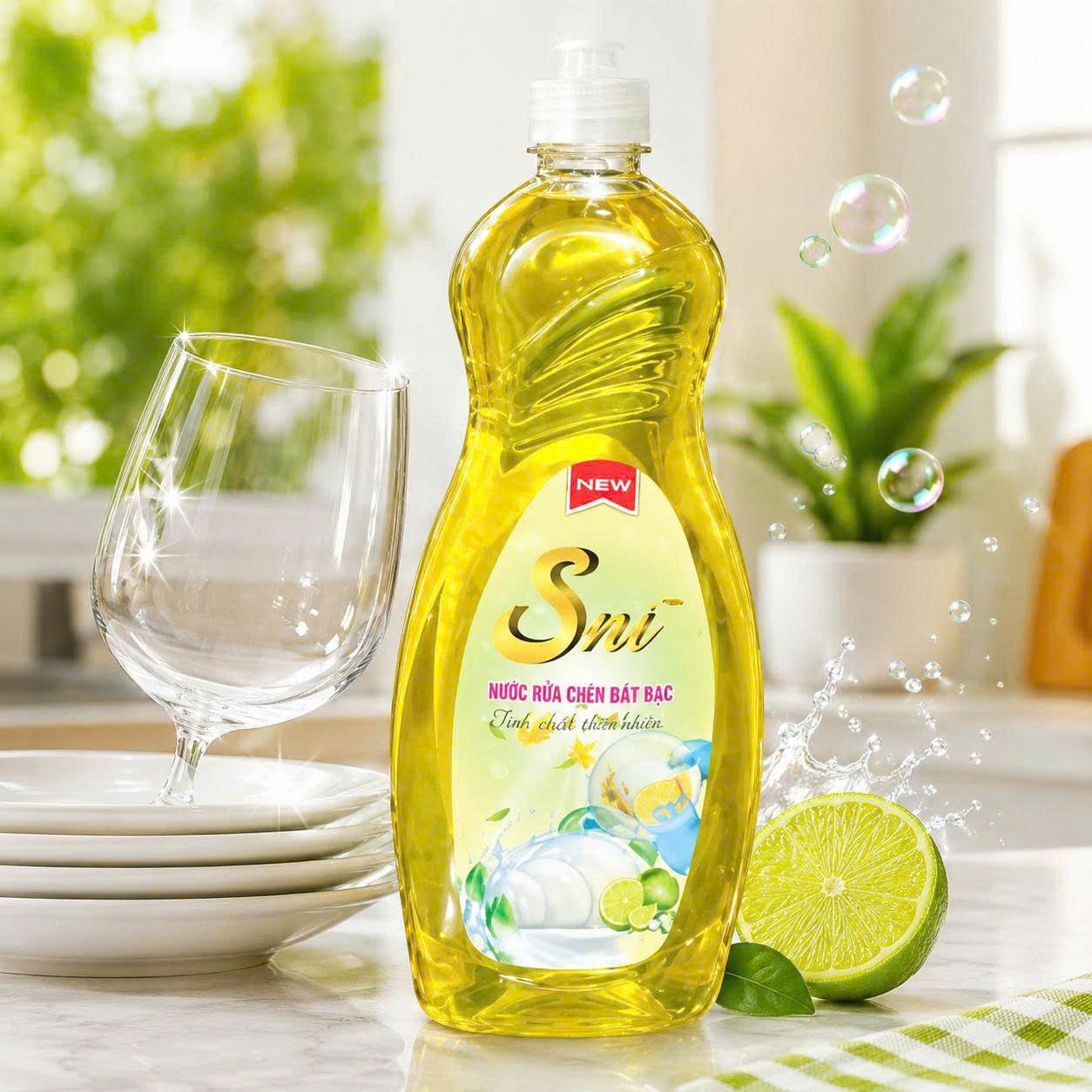 Nước Rửa Chén Sni 780ml Full Vat 2