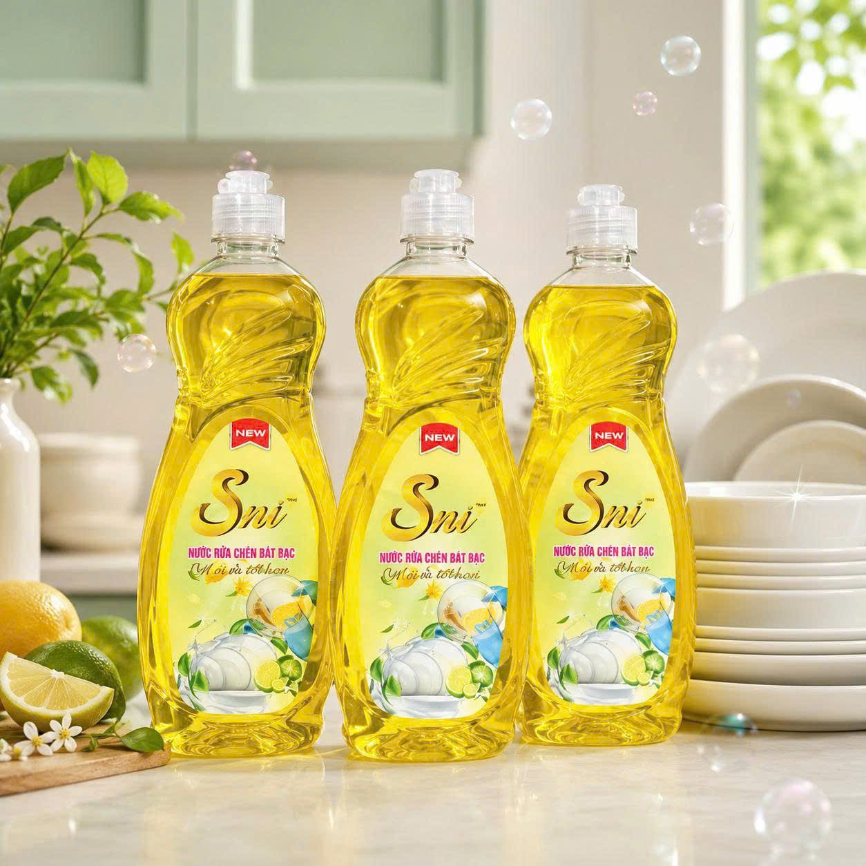 Nước Rửa Chén Sni 780ml Full Vat
