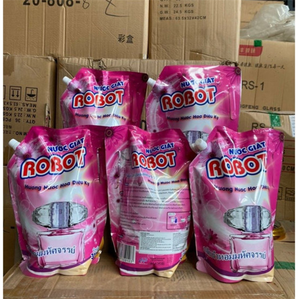 Nước Giặt Robot Túi 3kg Full Vat Nước Giặt Robot Túi 3kg Full Vat